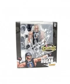 Hulk Hogan Signed Hollywood Ringside Collectibles Action Figure $92.40 Signed Items