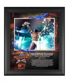 Apollo Crews Framed 15" x 17" 2020 SummerSlam Collage - Limited Edition of 250 $20.16 Collectibles