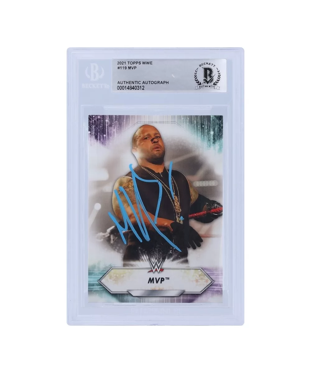 MVP WWE Autographed 2021 Topps 119 BAS Authenticated Card $11.20 Collectibles