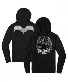 Men's Black Judgment Day Wings Pullover Hoodie $9.30 Apparel