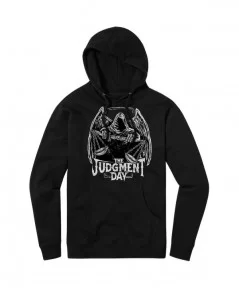 Men's Black Judgment Day Wings Pullover Hoodie $9.30 Apparel