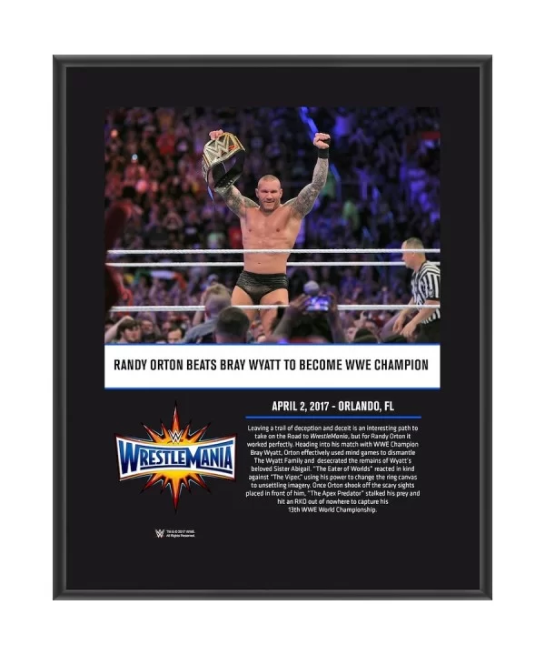 Randy Orton 10.5" x 13" WrestleMania 33 Sublimated Plaque $8.16 Collectibles