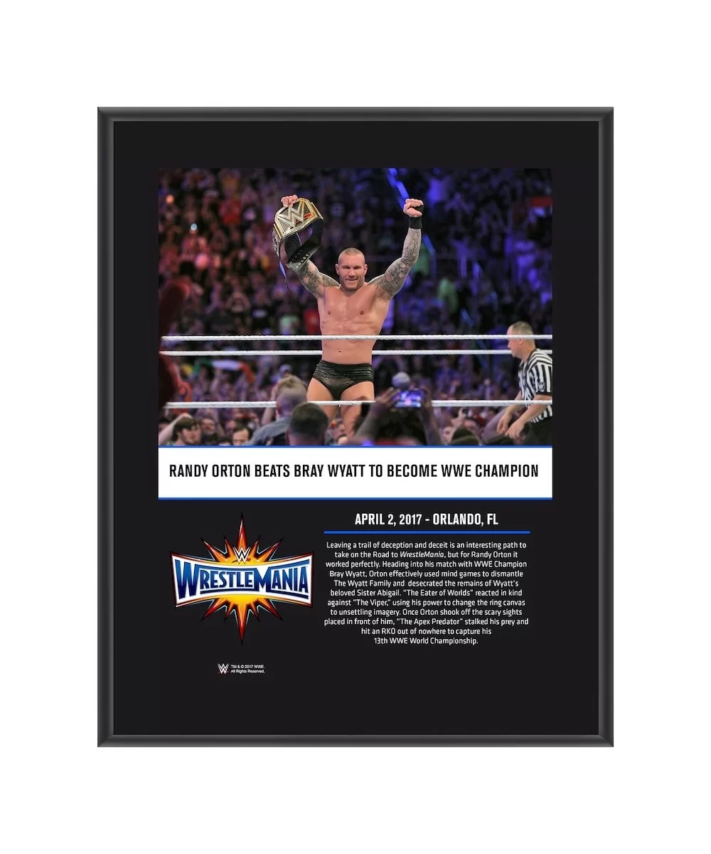 Randy Orton 10.5" x 13" WrestleMania 33 Sublimated Plaque $8.16 Collectibles