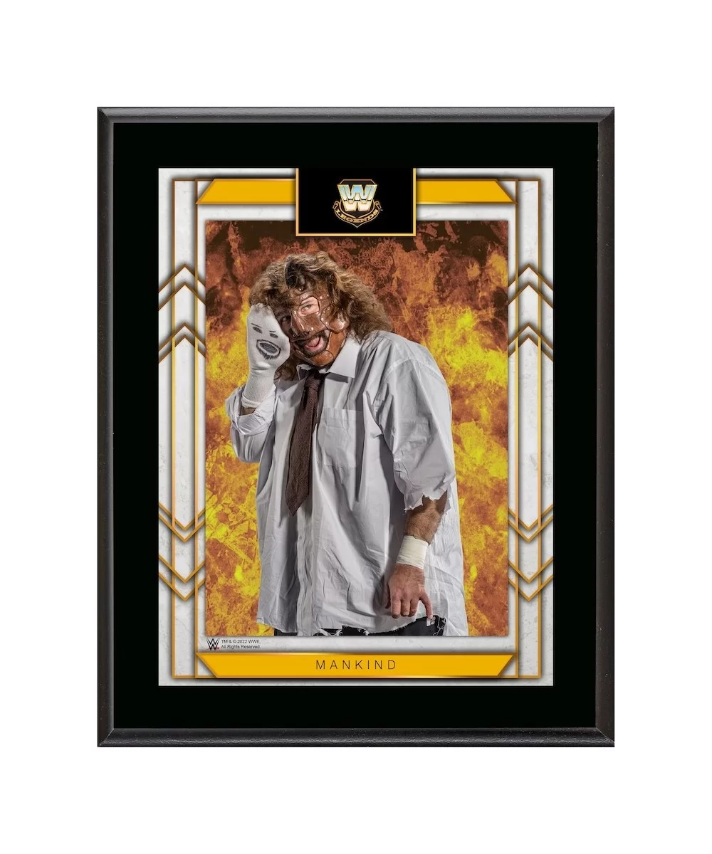 Mankind WWE Framed 10.5" x 13" Sublimated Plaque $11.52 Collectibles