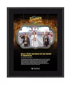 Bayley Iyo Sky & Dakota Kai 10.5" x 13" 2022 SummerSlam Sublimated Plaque $10.80 Home & Office