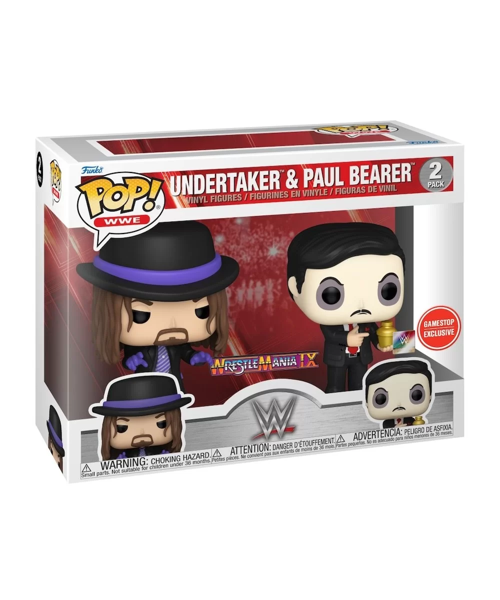 Funko The Undertaker & Paul Bearer WrestleMania IX Two-Pack POP! Vinyl Figure Set $9.80 Collectibles