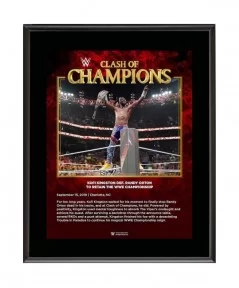 Kofi Kingston Framed 10.5" x 13" 2019 Clash of Champions Sublimated Plaque $10.56 Collectibles