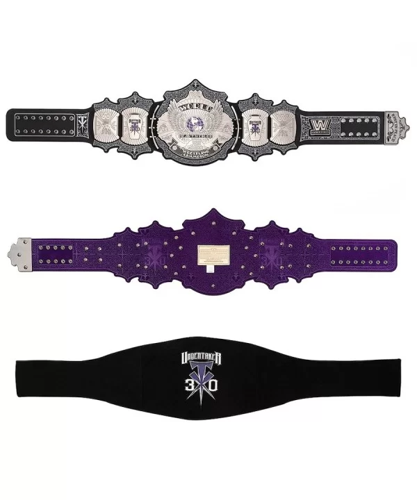 The Undertaker 30 Years Signature Series Championship Replica Title Belt $200.00 Title Belts