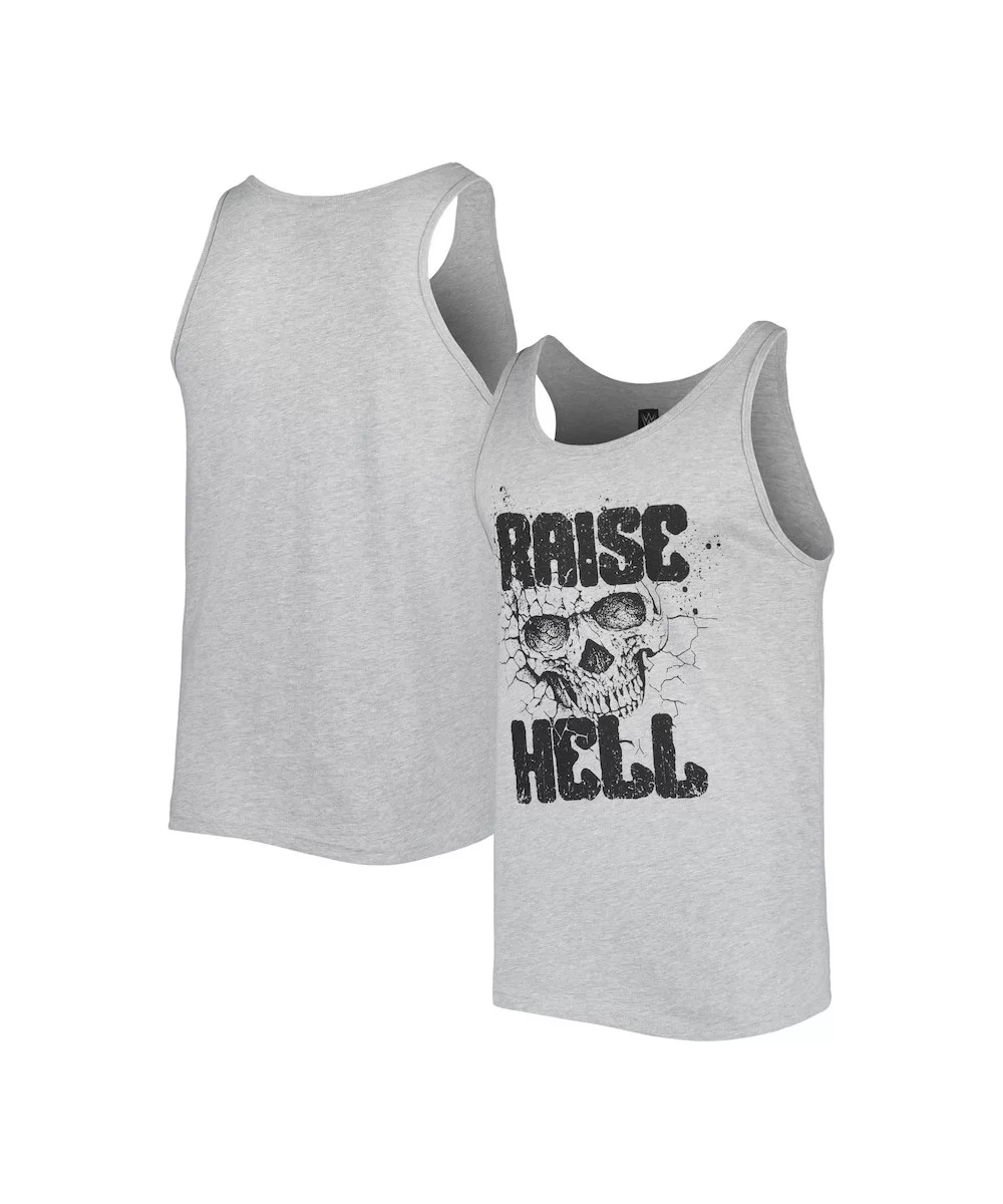 Men's Heather Gray "Stone Cold" Steve Austin Raise Hell Legend Tank Top $6.99 Apparel