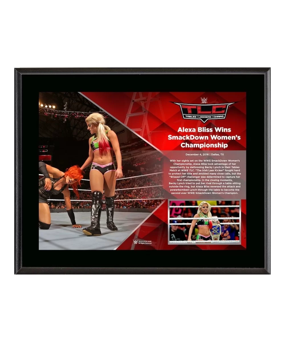 Alexa Bliss Framed 10.5" x 13" 2016 TLC Sublimated Plaque $10.08 Home & Office