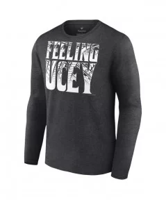 Men's Fanatics Branded Charcoal The Bloodline Feeling Ucey Long Sleeve T-Shirt $13.72 T-Shirts