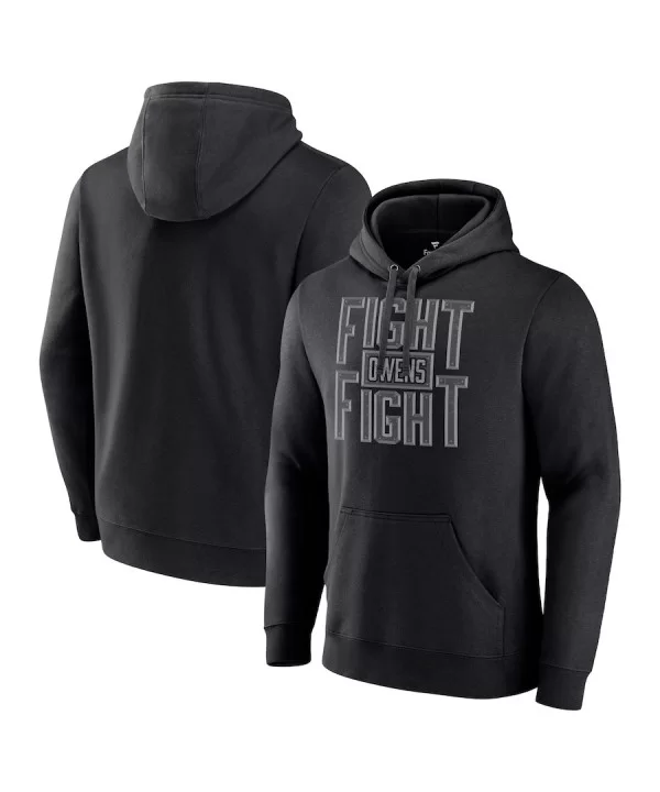 Men's Black Kevin Owens Fight Owens Fight Pullover Hoodie $14.80 Apparel