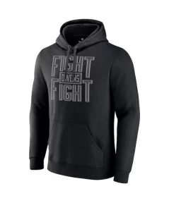 Men's Black Kevin Owens Fight Owens Fight Pullover Hoodie $14.80 Apparel