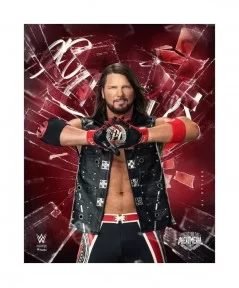 AJ Styles Unsigned 16" x 20" Shattered Photograph $8.60 Home & Office