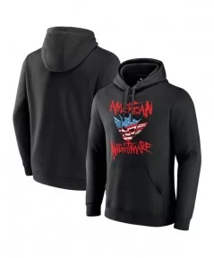 Men's Black Cody Rhodes American Nightmare Logo Pullover Hoodie $14.40 Apparel