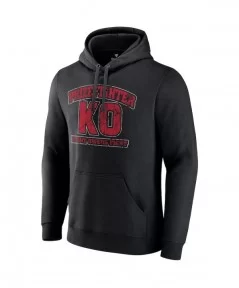 Men's Black Kevin Owens Prizefighter Pullover Hoodie $16.00 Apparel