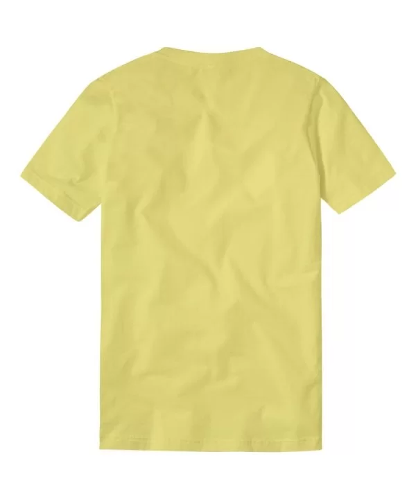 Men's Yellow Riddle The Organic Bro T-Shirt $5.32 T-Shirts