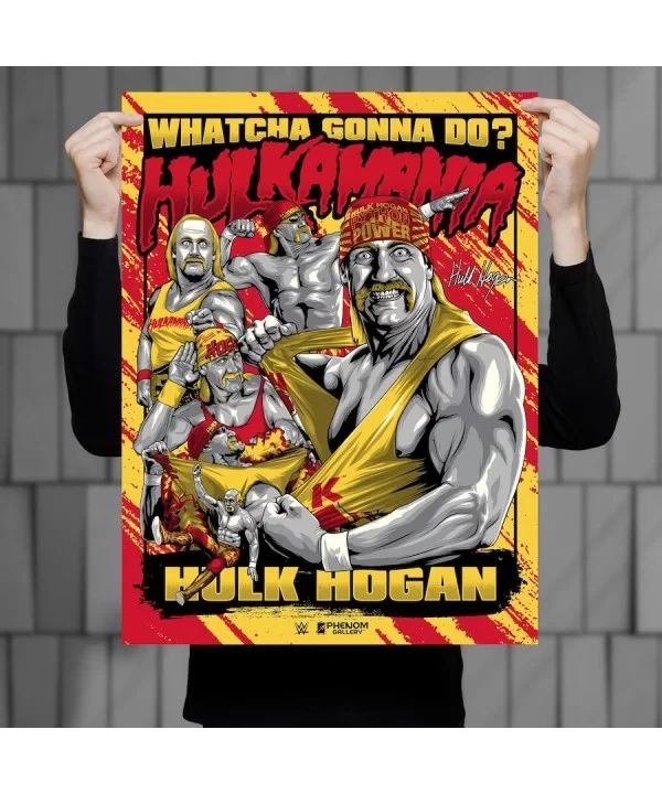 Phenom Gallery Hulk Hogan 18" x 24" Serigraph $20.72 Home & Office