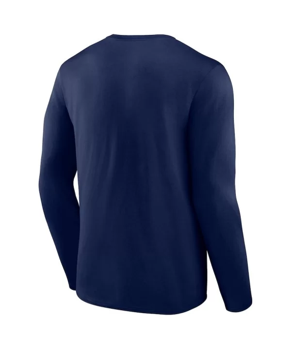 Men's Fanatics Branded Navy Roman Reigns Head Of The Table Long Sleeve T-Shirt $12.88 T-Shirts