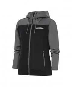 Women's Antigua Gray Cody Rhodes Protect Full-Zip Hoodie $18.36 Apparel