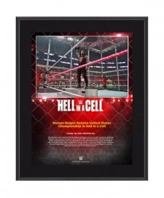 Roman Reigns 10.5" x 13" 2016 Hell In A Cell Sublimated Plaque $7.68 Home & Office