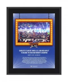 Charlotte Flair Framed 10.5" x 13" 2021 SummerSlam Sublimated Plaque $9.60 Home & Office