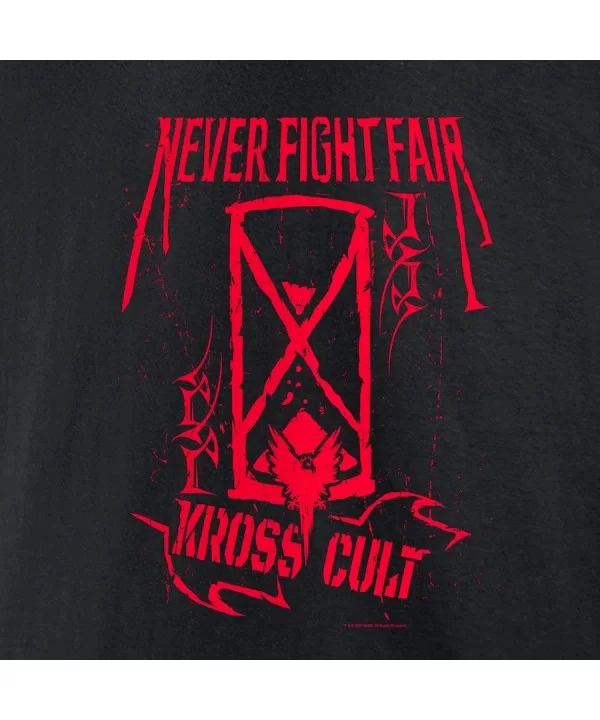 Men's Fanatics Branded Black Karrion Kross Never Fight Fair T-Shirt $9.12 T-Shirts