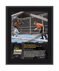 Kofi Kingston Framed 10.5" x 13" 2019 Stomping Grounds Sublimated Plaque $7.92 Collectibles