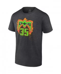 Men's Fanatics Branded Charcoal Ultimate Warrior 35th Anniversary T-Shirt $10.80 T-Shirts