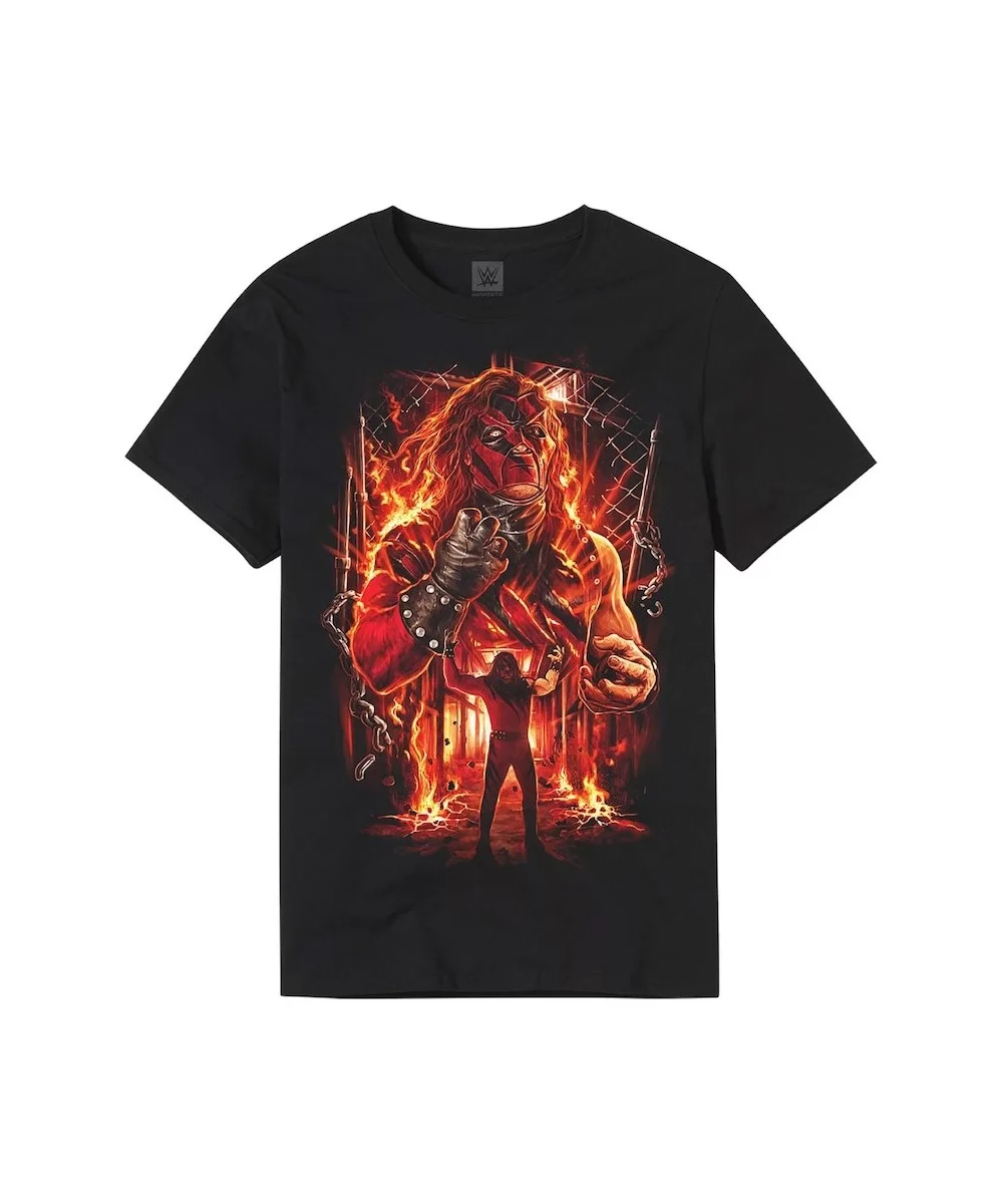 Men's Black Kane The Big Red Machine T-Shirt $9.36 T-Shirts