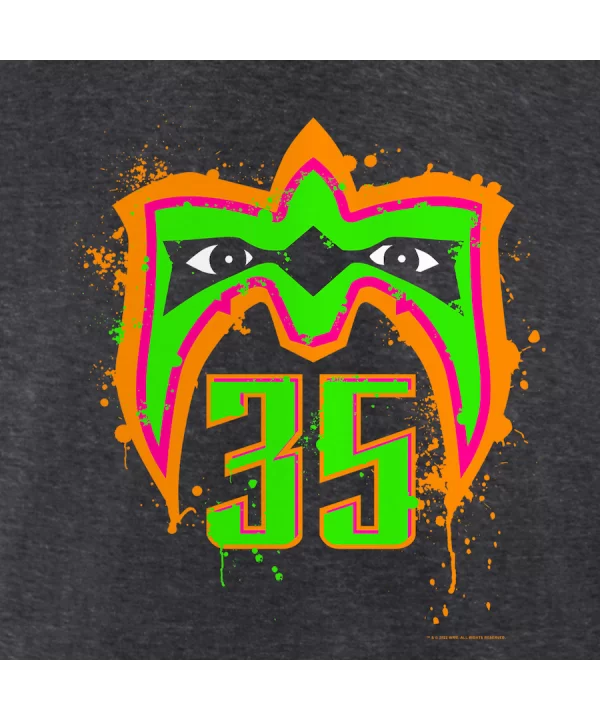 Men's Fanatics Branded Charcoal Ultimate Warrior 35th Anniversary T-Shirt $10.80 T-Shirts