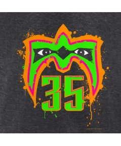 Men's Fanatics Branded Charcoal Ultimate Warrior 35th Anniversary T-Shirt $10.80 T-Shirts