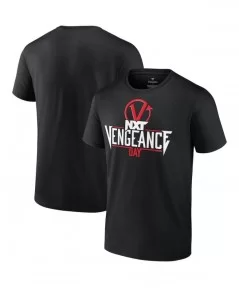 Men's Fanatics Branded Black NXT Vengeance Day Logo T-Shirt $11.52 T-Shirts