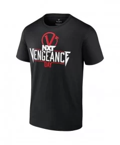 Men's Fanatics Branded Black NXT Vengeance Day Logo T-Shirt $11.52 T-Shirts