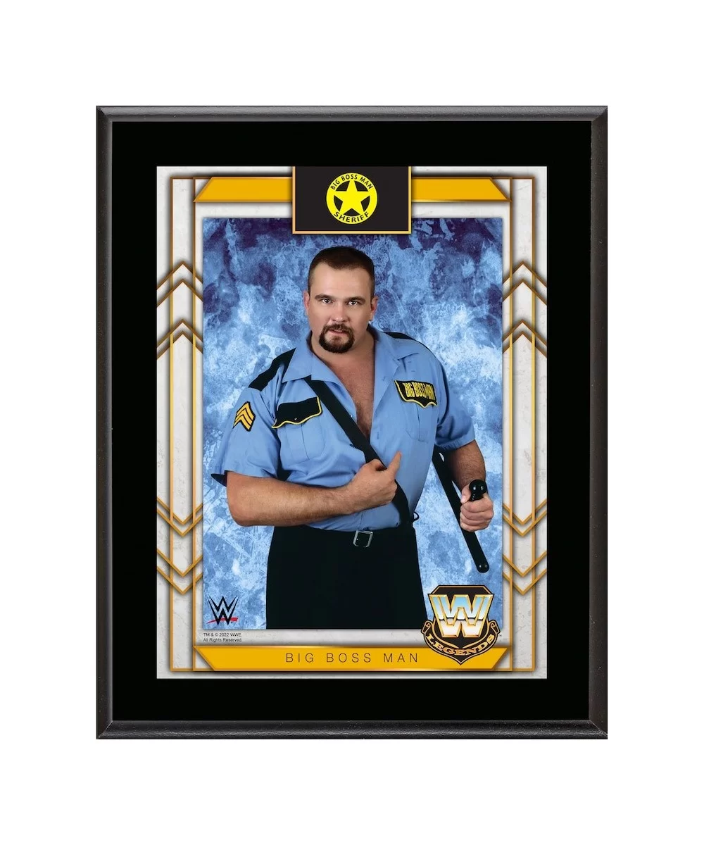 Big Boss Man WWE Framed 10.5" x 13" Sublimated Plaque $12.00 Collectibles