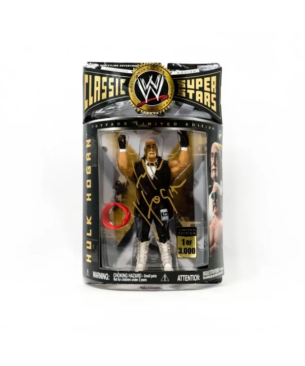 Limited Edition Hulk Hogan Signed WWE Classic Superstars Action Figure $92.40 Signed Items