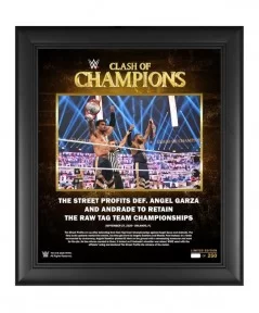 Street Profits WWE Framed 15" x 17" 2020 Clash of Champions Collage - Limited Edition of 250 $17.36 Home & Office