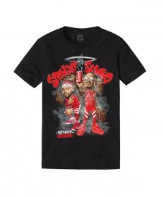 Men's Black Street Profits Straight Smoke T-Shirt $8.88 T-Shirts