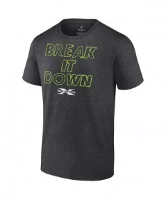 Men's Fanatics Branded Charcoal D-Generation X Break It Down T-Shirt $8.40 T-Shirts