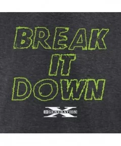 Men's Fanatics Branded Charcoal D-Generation X Break It Down T-Shirt $8.40 T-Shirts