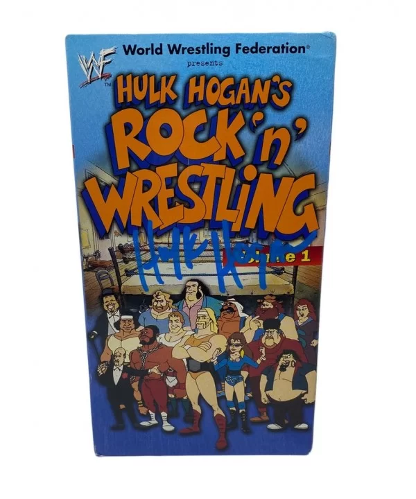 WWF: Hulk Hogan's Rock 'n' Wrestling Vol. 1 [VHS] signed $59.20 Signed Items