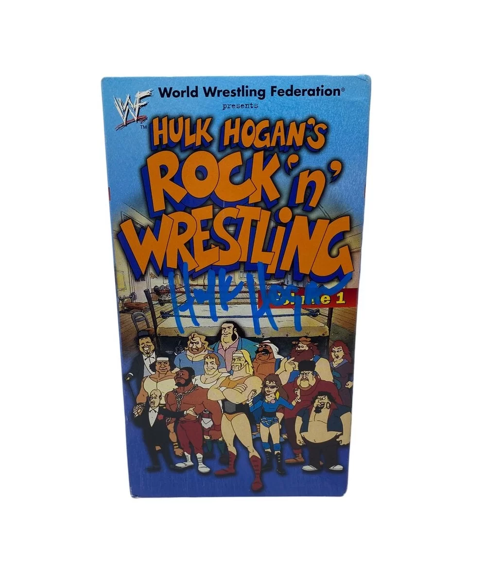 WWF: Hulk Hogan's Rock 'n' Wrestling Vol. 1 [VHS] signed $59.20 Signed Items