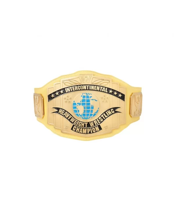 Yellow Replica Intercontinental WWE Championship Title Belt $96.00 Belts