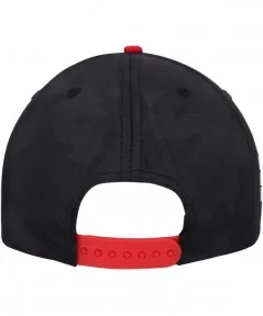 Men's Black/Red Roman Reigns G.O.D. Mode Snapback Hat $9.40 Apparel