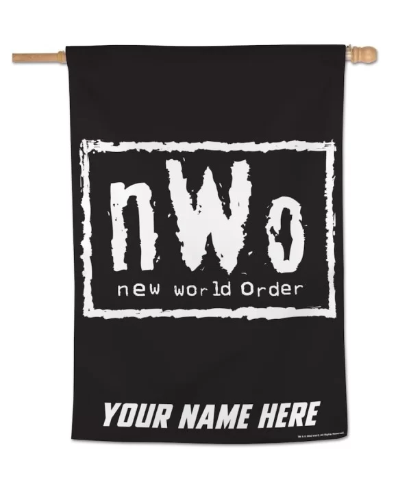 WinCraft nWo 27" x 37" One-Sided Personalized Vertical Banner $11.84 Home & Office