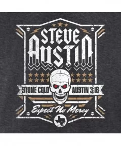 Men's Fanatics Branded Charcoal "Stone Cold" Steve Austin Expect No Mercy T-Shirt $7.20 T-Shirts