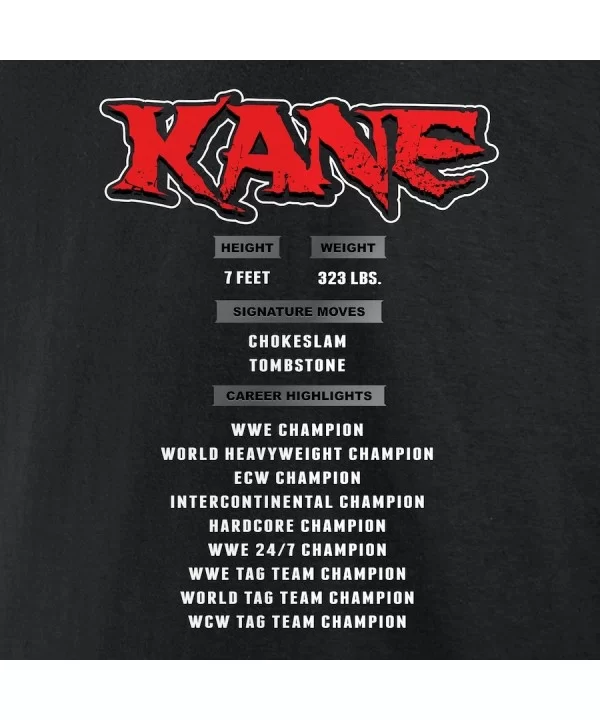 Men's Fanatics Branded Black Kane 25 Years T-Shirt $9.12 T-Shirts