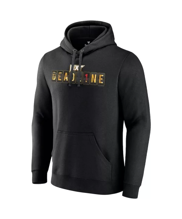 Men's Fanatics Branded Black 2022 NXT Deadline Logo Pullover Hoodie $12.40 Apparel