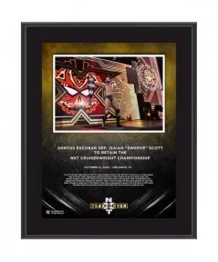 Santos Escobar WWE Framed 10.5" x 13" NXT TakeOver: 31 Collage $11.28 Collectibles