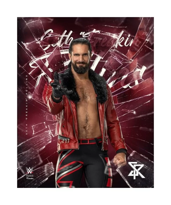 Seth "Freakin" Rollins Unsigned 16" x 20" Shattered Photograph $10.00 Home & Office